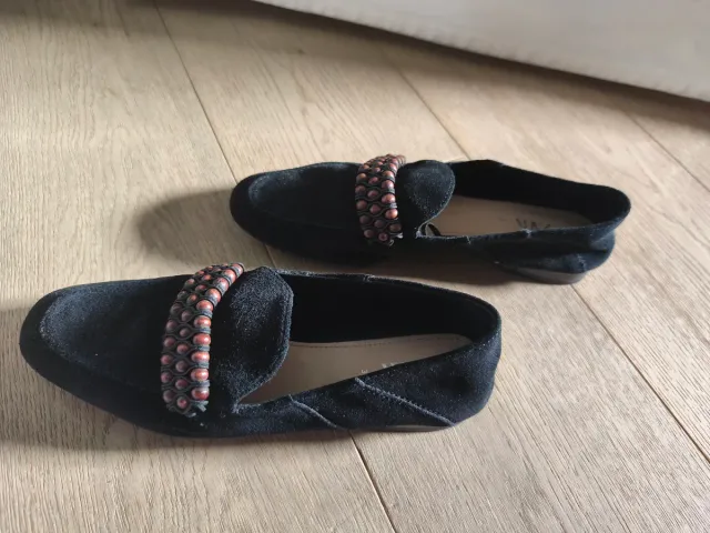Zapatos planos Zara negros talla 37