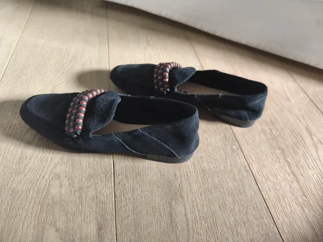 Zapatos planos Zara negros talla 37