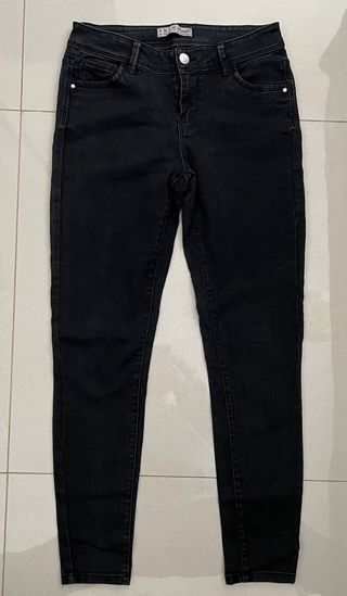 Pantalones vaqueros negros mujer