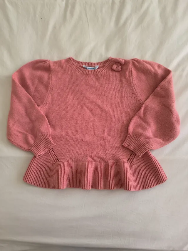Jersey niña Mayoral rosa 7 años