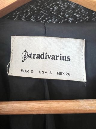 Abrigo jaspeado Stradi Talla S