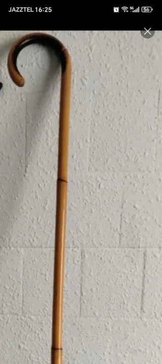 Bastón de madera curvo Antigüedad