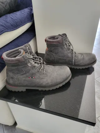 Scarponcini uomo stringati  GLAMS grigi invernali