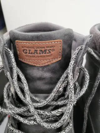 Scarponcini uomo stringati  GLAMS grigi invernali