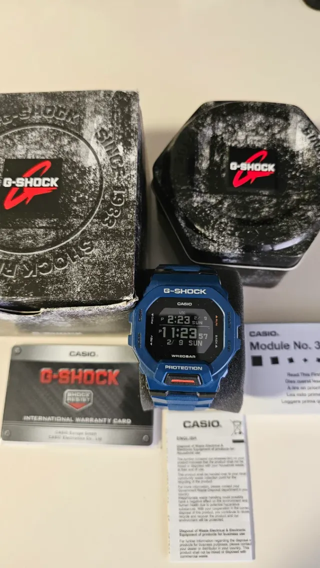 Reloj Casio G-Shock GBD-200 Bluetooth Azul