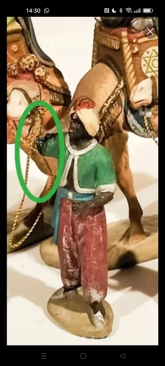 3 Reis Olot 20cm em camelo