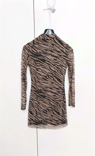 Vestito camicia Stradivarius S animalier