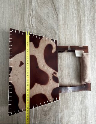 Bolso de mano estampado animal print