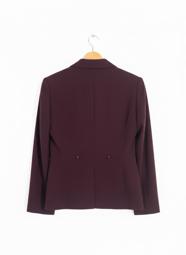 Blazer Truco Talla M Burdeos