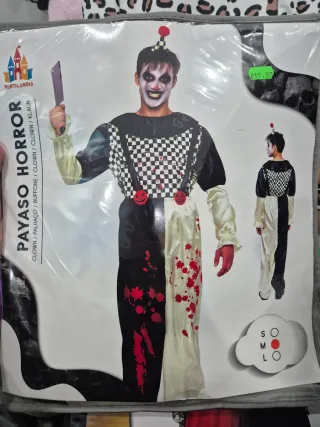 Disfraz Payaso Horror Talla M