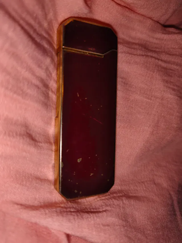 Accendino Enzo Varini Nero granato e Dorato