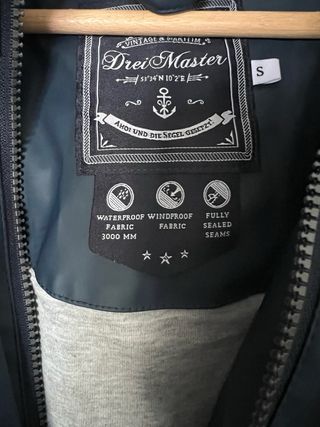 Chubasquero Mujer DreiMaster Azul marino