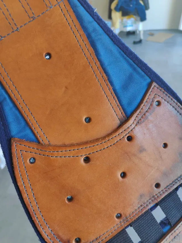 Faja costalero antigua de piel