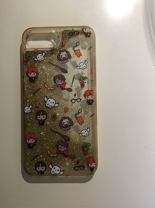 Custodia iPhone 6s Plus Harry Potter con glitter