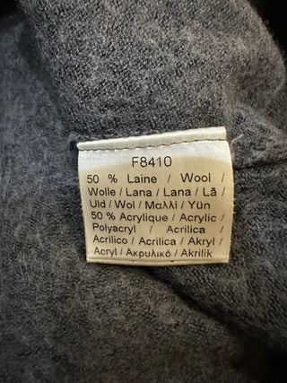 Jersey de lana Lacoste Gris de Mujer