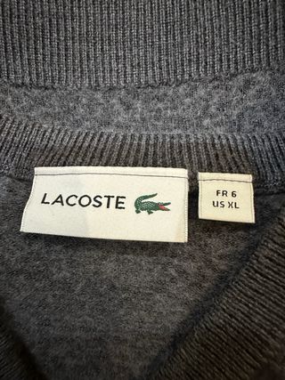 Jersey de lana Lacoste Gris de Mujer