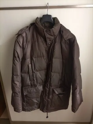 Piumino d'oca caldissimo marrone