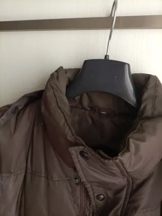 Piumino d'oca caldissimo marrone