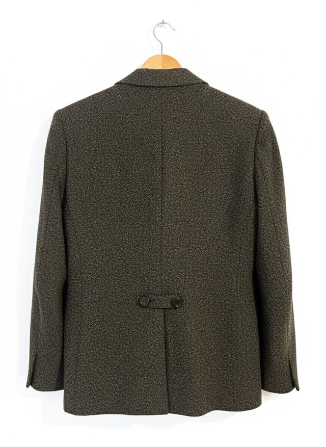 Blazer jaspeado verde Talla M