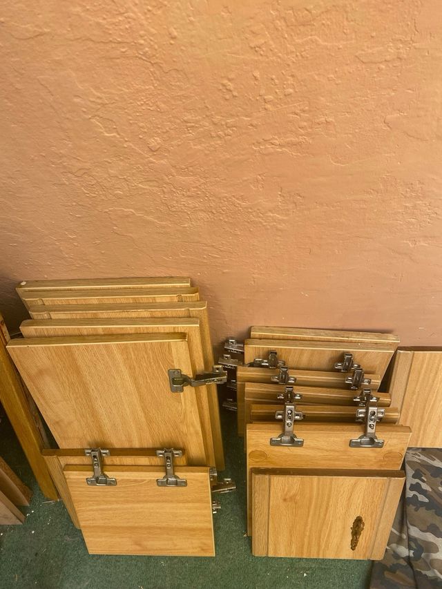 Puertas de cocina de madera
