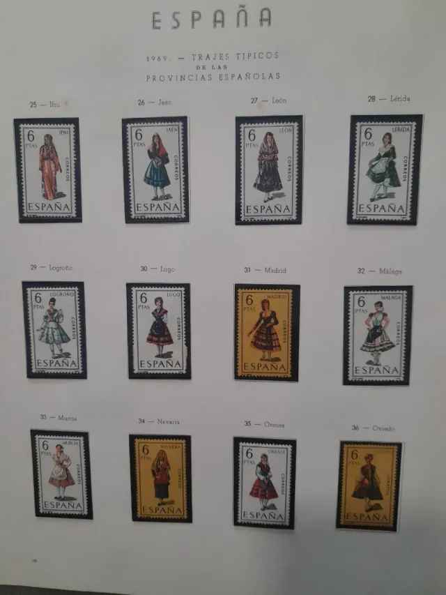 Sellos España 1969 Año Completo