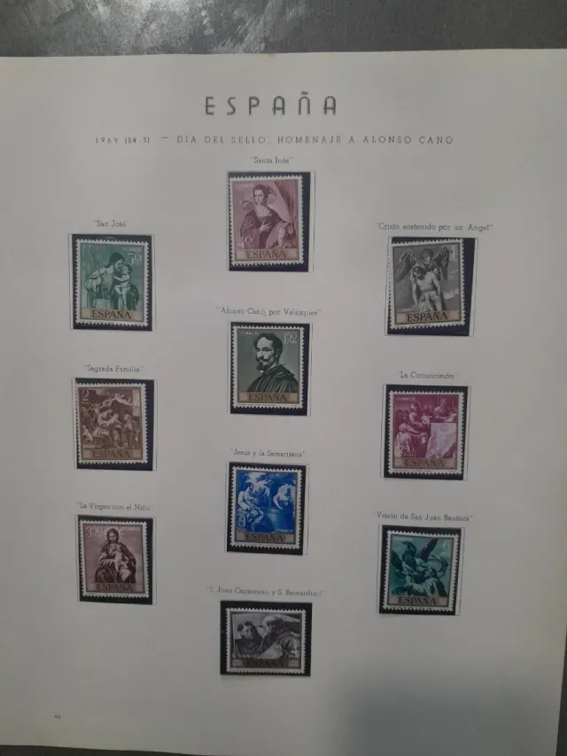 Sellos España 1969 Año Completo