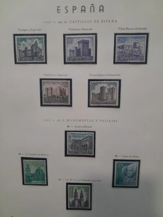 Sellos España 1969 Año Completo