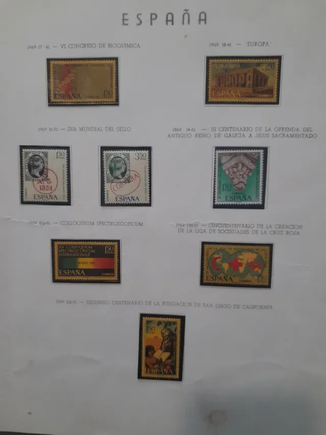 Sellos España 1969 Año Completo