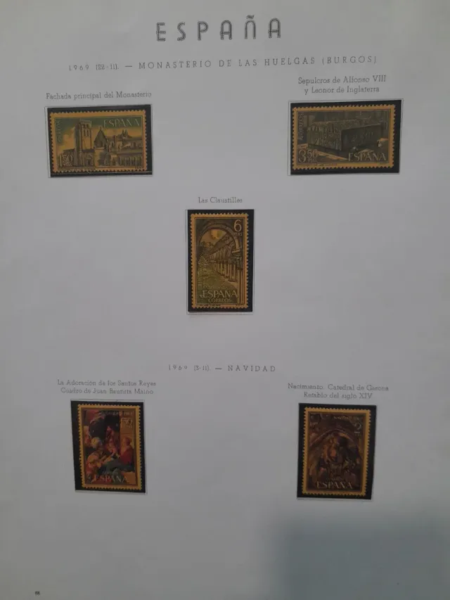 Sellos España 1969 Año Completo