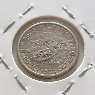 Moneda Cuba 10 Centavos 1952