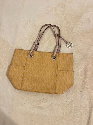 Bolso Michael Kors Amarillo y Rosa