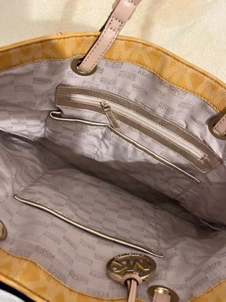 Bolso Michael Kors Amarillo y Rosa