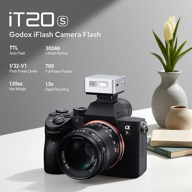 Godox iT20-S Flash Mini para Sony Carga USB-C