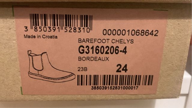 Botas barefoot FRODDO Chelys Talla 24