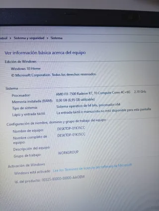 ACER E5-551 Ordenador portátil