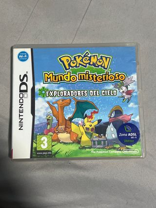 Pokemon Mundo Misterioso Exploradores del Cielo DS