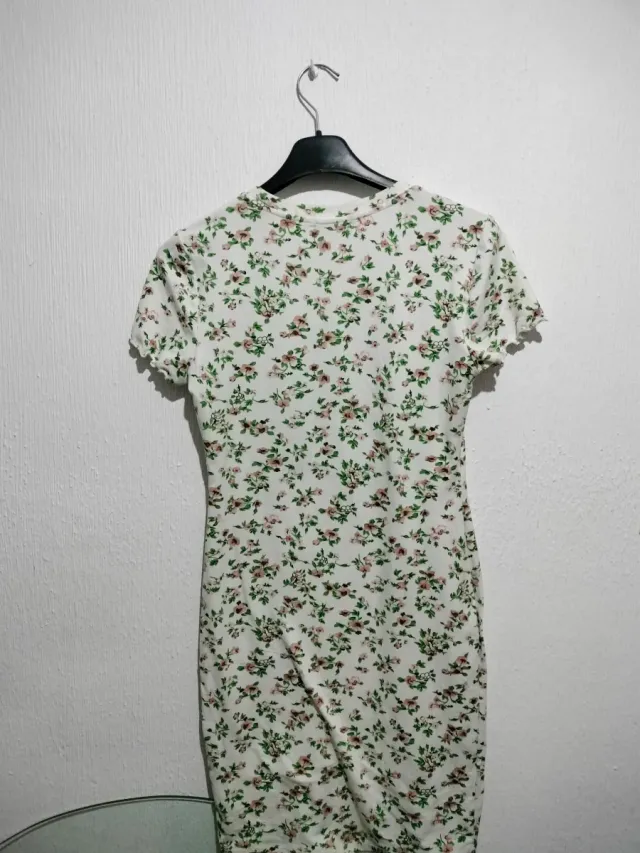 Vestido blanco floral