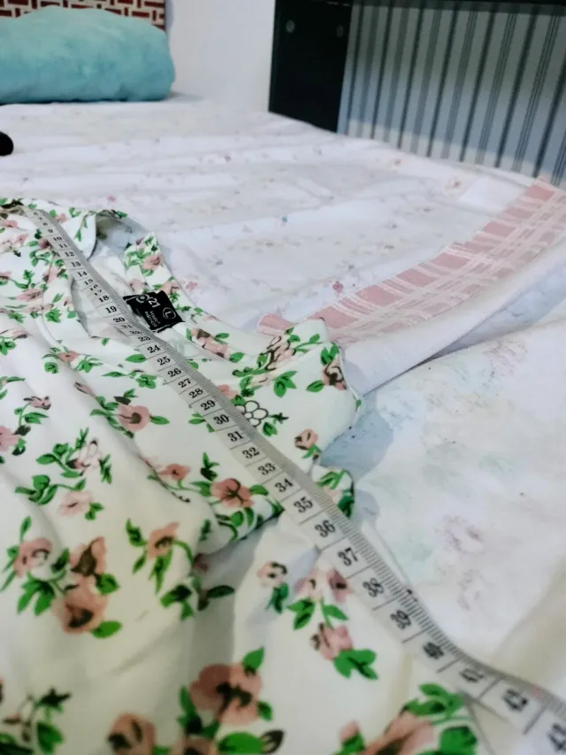 Vestido blanco floral