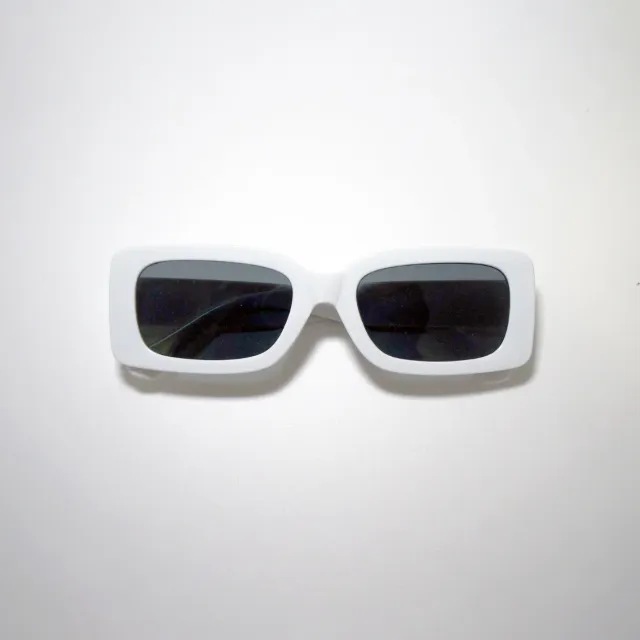 Gafas de sol blancs estilo vintage 60's