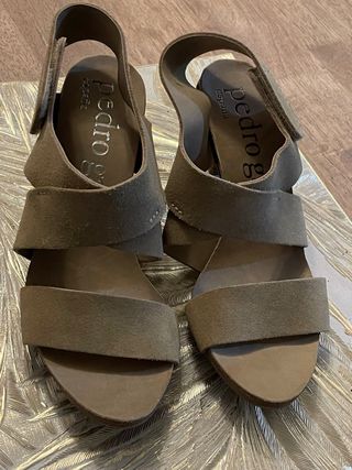 Sandalias piel, Pedro García. nº36