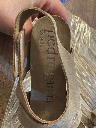 Sandalias piel, Pedro García. nº36