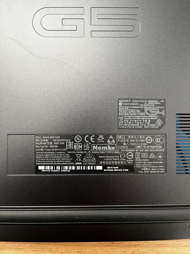 Dell G5 15 - 5590 - Estado perfecto