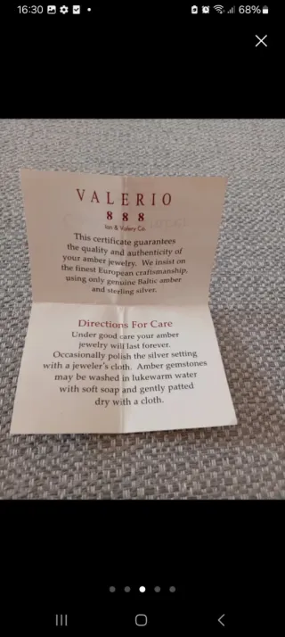 Colgante Plata y Ámbar Figura Nuevo