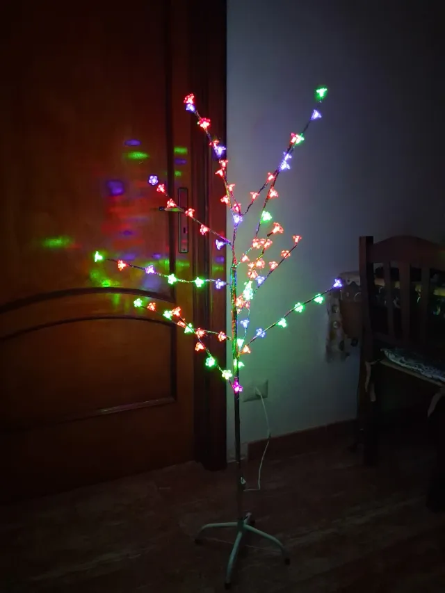 Albero luminoso decorativo fiori