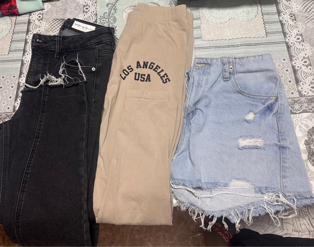 Pack de pantalones niña talla 13/14 años