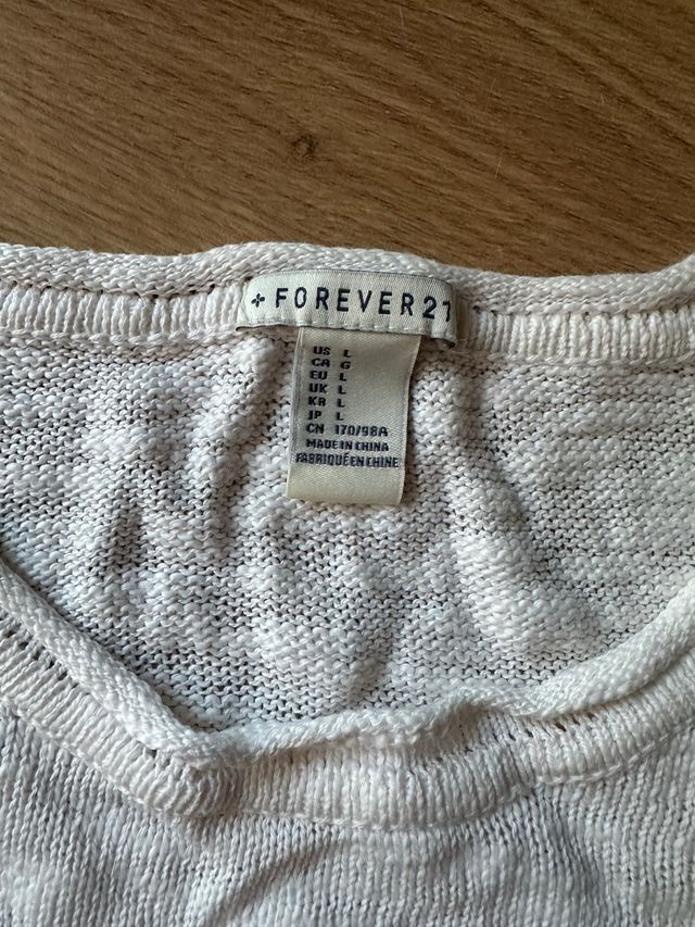 Jersey Forever 21 Degradado Rosa Blanco