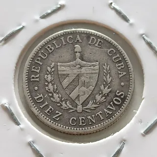 10 Centavos Cuba 1915 Estrella