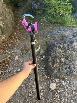 Pertiga escalada - caña chapar escalada - ROSA