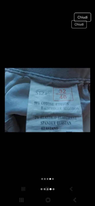 Pantaloni Uomo Bianchi Strappati