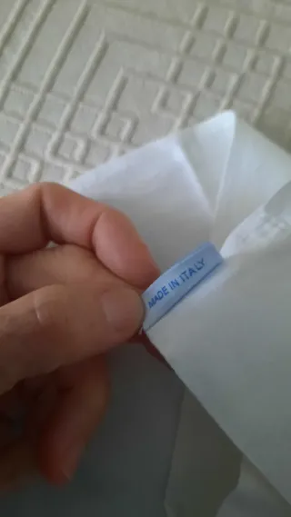 Salvietta tela di lino con decoro Bassetti